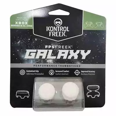 Kontrol Freek Performance Thumbsticks Xbox Galaxy White Grips Cases & Covers New • $15.16