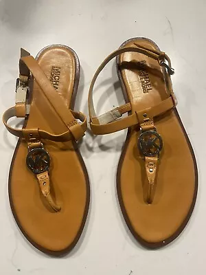 Womens Michael Kors Sondra Thong Sandal Orange Size 8 • $39