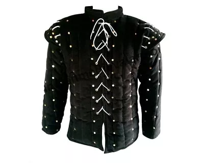 Medieval Viking Arming Doublet Jacket Functional Gambeson SCA Larp Reenactment • $99.63