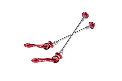 MOWA Road Cyclocross Gravel Cycling Bike Quick Release Titanium Skewer Set Red • $29.98