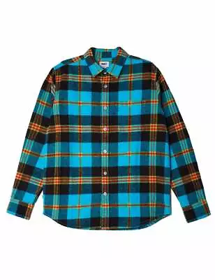 Obey Clothing Men's Orchard Shirt - Aqua Multi • £59