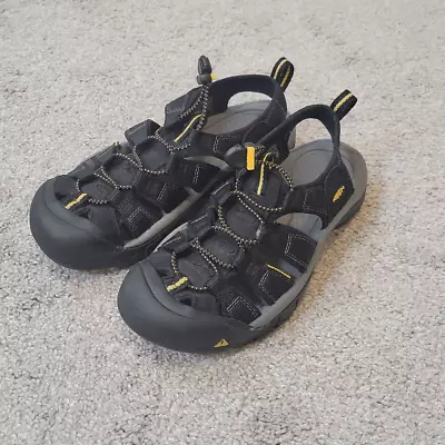 Keen Women’s Waterproof Black & Yellow Hiking Sandals Size 9 • $45