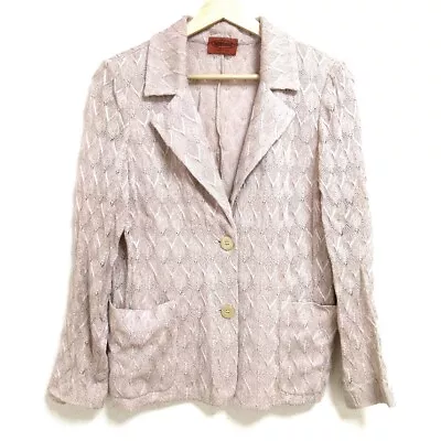 Auth MISSONI - Pink Beige Women's Jacket • $124