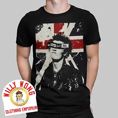 God Save Punk Rock T-Shirt Union Jack Tee Retro Pistols London 70s 80s Anarchy • £10.23