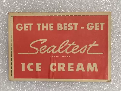 Vintage Advertising Promo Sealtest Ice Cream Sewing Needle Kit Circa 1950 • $5