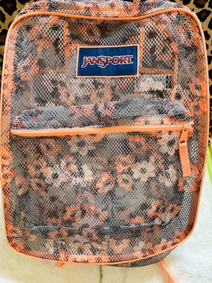 £45 • Buy Jansport Mesh Pack Coral Sparkle Backpack