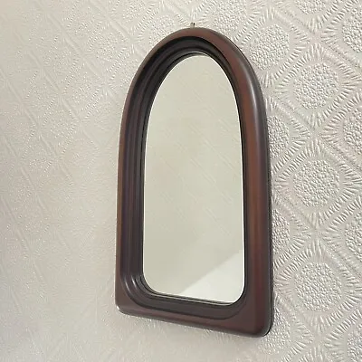 £24.99 • Buy Vintage Gothic Style Arch Mirror Dark Wooden Frame