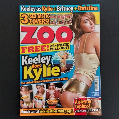 £29.95 • Buy KEELEY HAZEL - Zoo UK Magazine Keeley Does Kylie (NOV 2006)