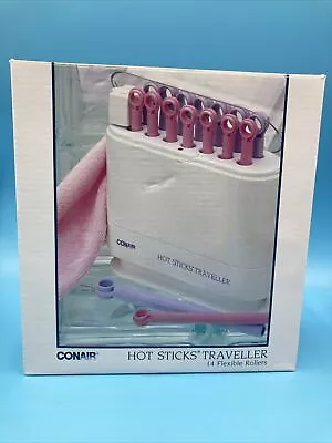 Conair Hot Sticks Hairsetter 14 Flexible Roller Curlers VINTAGE 80'S NEVER USED! • $28