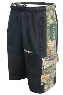 Mens Jungle Camouflage Shorts Gym Jogger Zip Pocket Summer Hiking M-2XL • £12.99