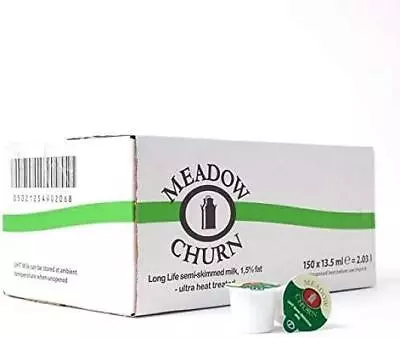 Meadowchurn UHT Semi Skimmed Milk Portions 150 X 14ml • £10.86