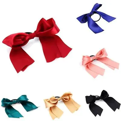 TRIXES Ribbon Bow Hair Ties X6 NEW Hair Ribbon Accessories Gifts For Her  • £3.55
