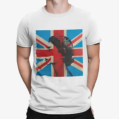 Elizabeth II Union Jack T-Shirt - Retro - Royal Family - UK- Queen • £8.39
