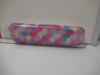 Metal Pencil Box Pencil Case Rainbow Pattern • $3.50