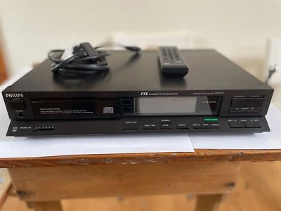 Rare Philips CD473 Stereo Compact Disc CD Player HiFi Separate & Original Remote • £51.51