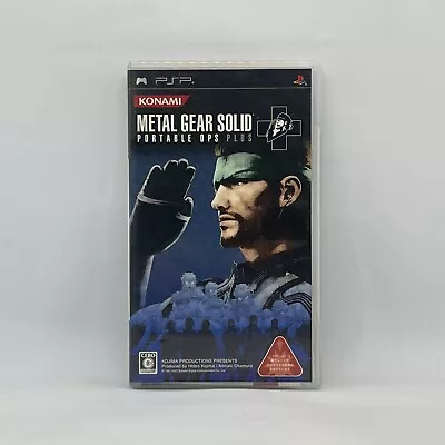 Metal Gear Solid Portable Ops Plus PlayStation PSP Portable Game Japan Import • $27.98