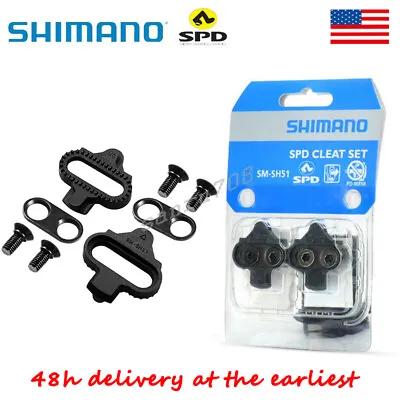 Shimano SPD SM SH51 Pedals Cleat Set Mountain MTB Bike GENUINE PARTS Cleat USA • $12.13