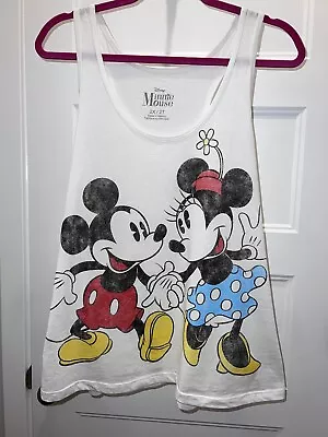 Disney Mickey Mouse Minnie Mouse Tank Top Tee Plus Size 2XL NWOT • $14.99