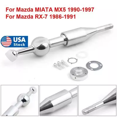 1Set Motorsport Short Throw Shifter Kit For Mazda Miata MX5 1990-97 RX-7 1986-91 • $45.89