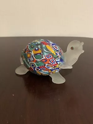 Vintage Art Glass Turtle • $40