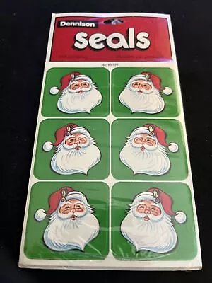 NEW Vintage DENNISON Seals CHRISTMAS Sticker - Rare • $16.99