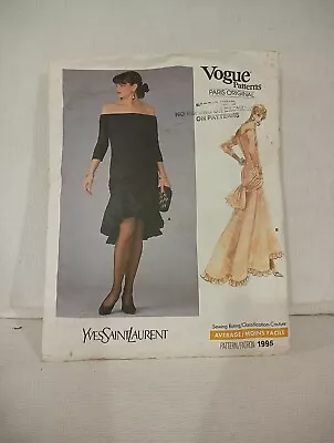 Vintage Vogue Patterns 1995 Yves Saint Laurent Size 12-14-16 Uncut Pattern • $21.97