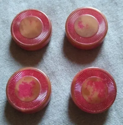 4 Rare Vintage Painted Vegetable Ivory Buttons. • $9.99