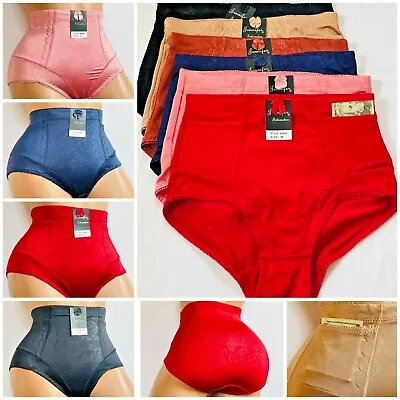 $16.27 • Buy Women Panties Briefs Control Panties 3-6 Pack Satin With 2 Pockets Hi-Waist S-XL