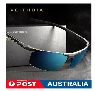 $24.99 • Buy Aluminum Magnesium Men's Sunglasses Polarized UV400 Coating Mirror Sun Glasses