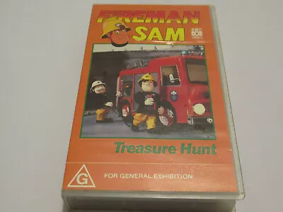 Fireman Sam Treasure Hunt VHS Tape - Tested • $8