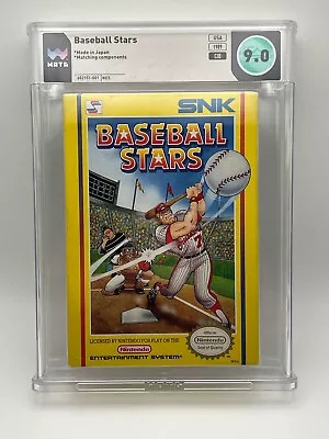 Baseball Stars (Nintendo NES) WATA 9.0 CIB Graded CGC VGA NES COMPLETE • $224.99