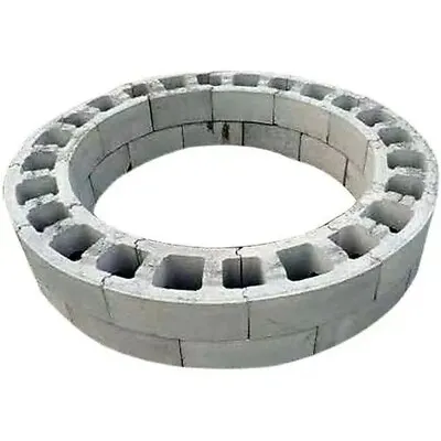 Round Concrete Block Bricks Plastic Mold Set Ground Circle Module DIY Mould 60cm • $69.89