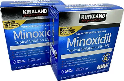 Kirkland Extra Strength Men Hair Regrowth Solution Minoxidil 5% 12 Month Supply • $52.90