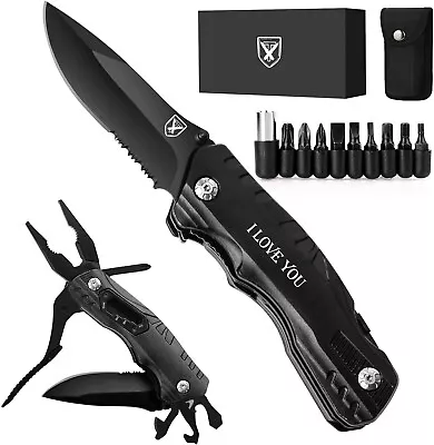 Gifts For Boyfriend Husband Him Multitool Knife “I LOVE YOU” GIFTS FOR HIM • $29.99