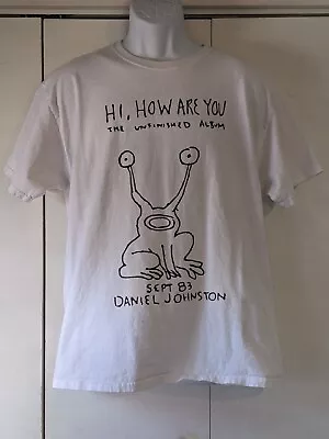 Daniel Johnston Sept 83 “Hi How Are You” Kurt Cobain Influence White L • $59.95