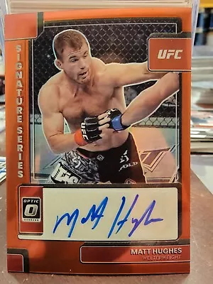 Matt Hughes 2023 Optic UFC Signature Series Auto 125/199 RED PRIZM • $20