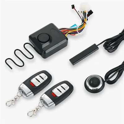 PKE Smart Key Button Engine Push Start Motorcycle Alarm Device Anti-theft System • $69.20