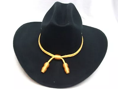 BLACK Cavalry Mens Civil War Cavalry Hat Western Old West 2 SIZES Faux Felt • $40