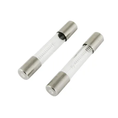 Microwave Oven Replaceable Axial Glass 0.8A 5KV Fuse Tubes 2pcs • £5.96
