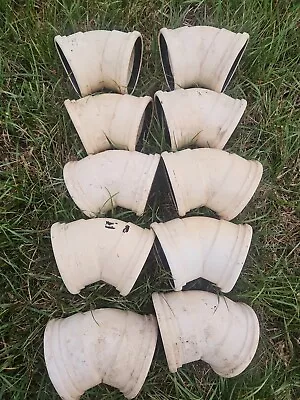 Lot Of 10 4  Pvc Coupler 45 Degree • $4