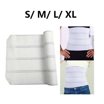 Abdominal Binder Post Surgery Girdle Belt Compression Stomach Wrap Support Belt • £6.83