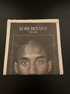 Kobe Bryant LA Times Los Angeles Times - NEWSPAPER + TRIBUTE 1/27/20 Lakers NEW • $39.99