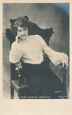 POSTCARD   ACTRESSES     Madge  Lessing • £1.51