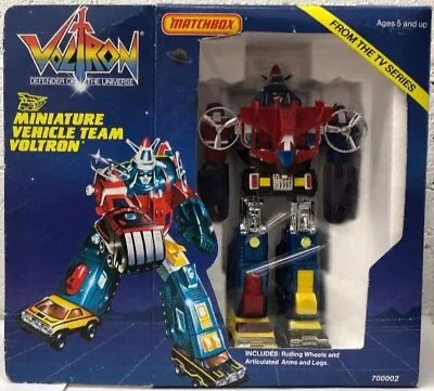 Voltron Miniature Vehicle Team Matchbox Die-Cast Plastic 1985 Defender Universe • $199.99