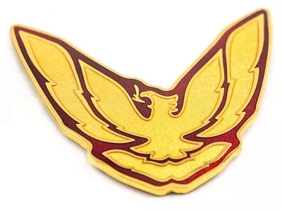 1987-1992 Pontiac Trans Am GTA Flame Red Rear Sail Panel Bird Emblem *10118528 • $49.95