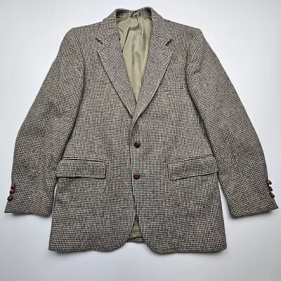 VTG Levis Tailored Classics Mens Sports Coat 40R Tan Green Tweed Multicolor Wool • $44.99