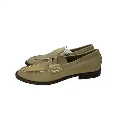NWT Zara Taupe Gray Suede Loafers Sz 42 (US 11) • $22.44