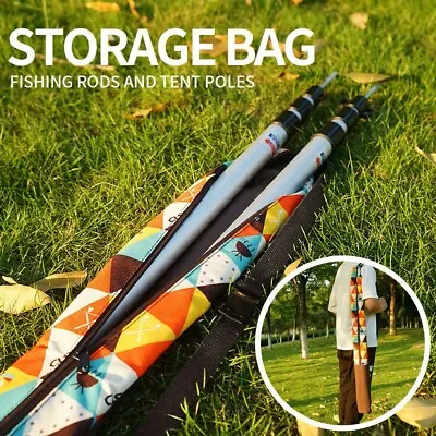 $16.84 • Buy Finishing Pole Outdoor Hand Fishing Bag Storage Pole Rod Canopy Camping Tent
