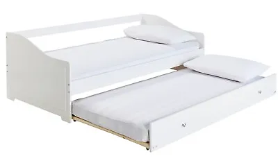 Habitat Brooklyn Day Bed With Trundle - White • £197.99