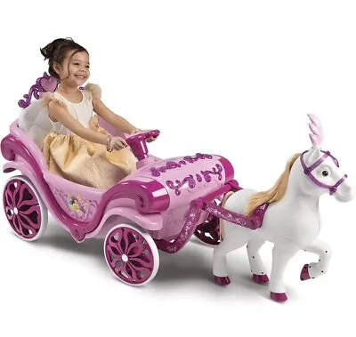 £199.99 • Buy Huffy Disney Princess Royal Carriage And Horse 6V Ride-On Kids Girls Outdoor Toy